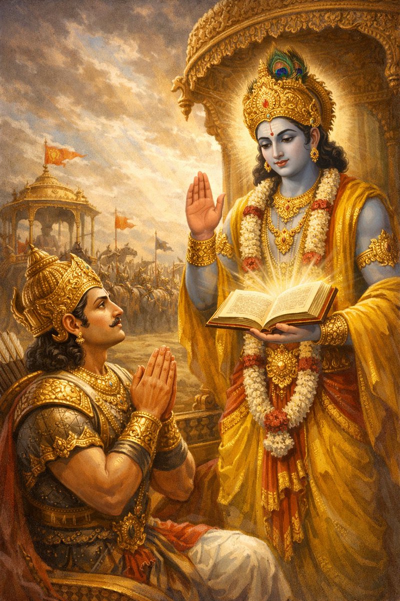 यदा यदा हि धर्मस्य ग्लानिर्भवति भारत।
अभ्युत्थानमधर्मस्य तदात्मानं सृजाम्यहम्॥

भगवान श्रीकृष्ण कहते हैं —
हे अर्जुन! जब-जब धर्म की हानि होती है और अधर्म बढ़ता है, तब-तब मैं स्वयं अवतार लेकर प्रकट होता हूँ।

#yatharthgeeta 
#GoodMorning 
#Radhekrishana