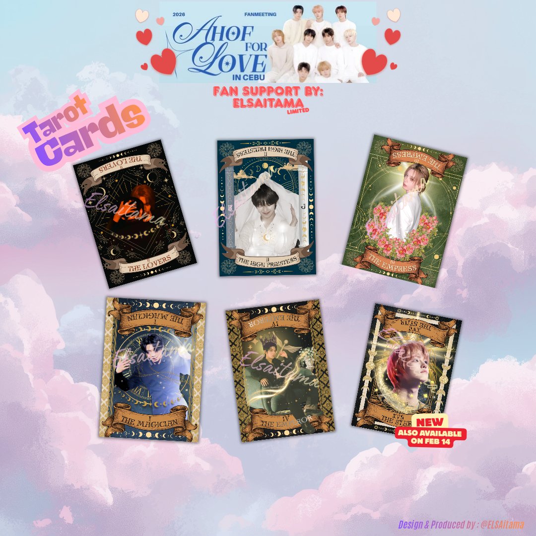 ELSAitama's tweet photo. โFan Support at AHOF Love in Cebuโ
Unfortunately, I cannot attend the event but a friend will be giving the Tarot Cards as freebies ๐ฎ๐ We hope youโll be able to receive one!
โธ(๏ฝกห แต ห)โธโก
โlike & qrt to spread
โงOpen for trades
#AHOF #ElsaFreebies https://t.co/EboNjPtcAF