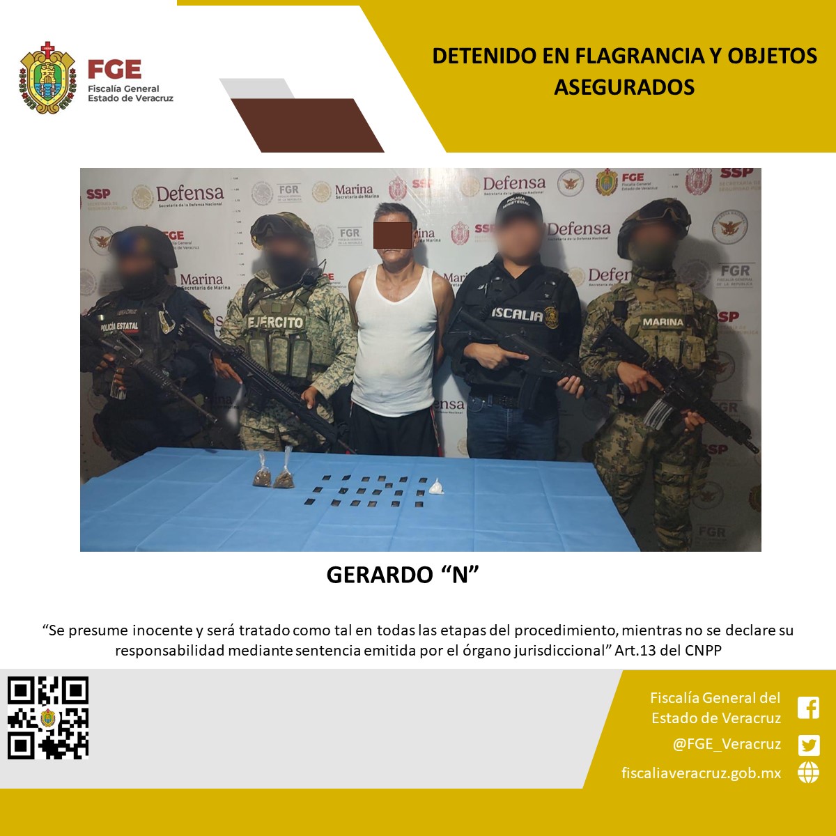En Poza Rica, diligencia de cateo permite detención y aseguramiento de sustancias ilícitas horacero.mx/2026/02/11/en-… <a href="/FGE_Veracruz/">FGE Veracruz</a>