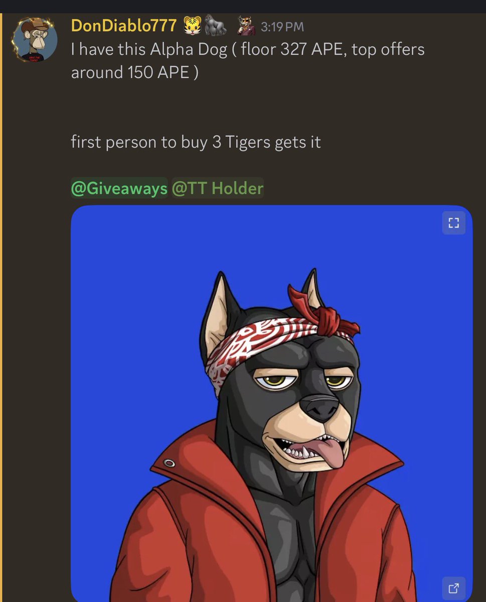 When I see an insane deal… I don’t hesitate.

<a href="/TypicalTigerNFT/">Typical Tigers 🐯</a> don’t get enough love 🫶

Incredible avatars inside Otherside.
Active founders.
Constant innovation.
Real incentives for holders.

That’s the formula.

Some people chase hype.
I accumulate conviction.

Higher 🐅🔥