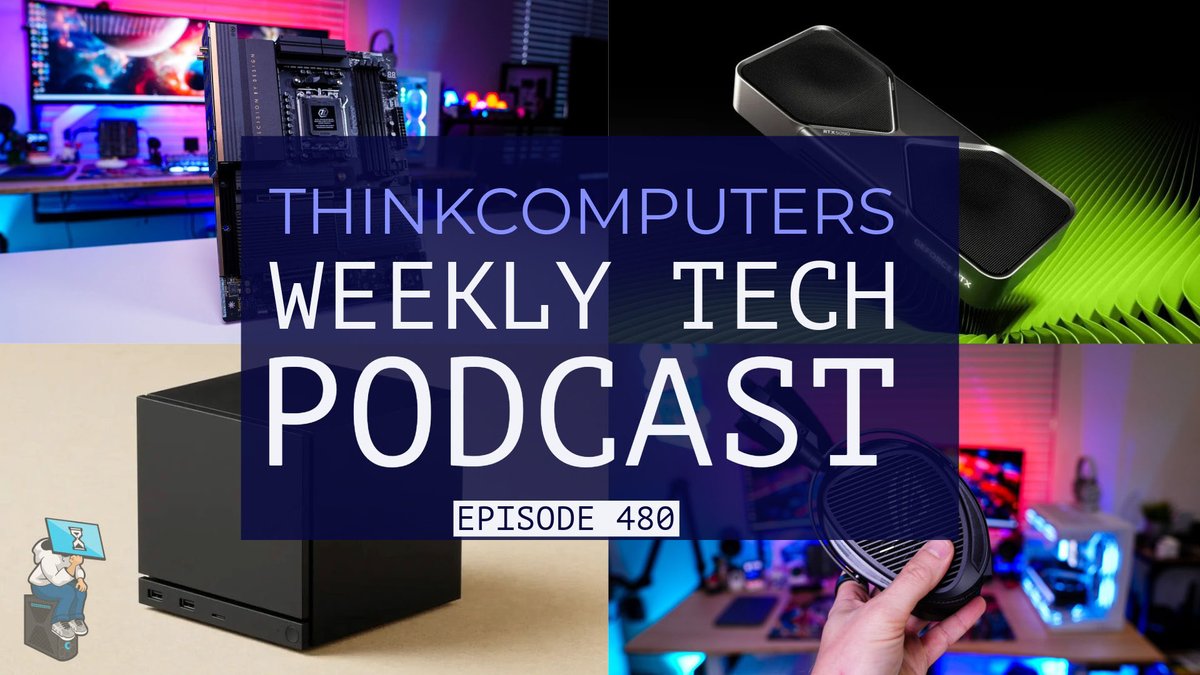 thinkcomps's tweet photo. Our LIVE podcast stream starts in 30 minutes! This week we go over our reviews of the ROG Kithara Gaming Headset and a cool ASRock motherboard! We also discuss if there might be a TITAN Blackwell card incoming, the Steam Machine being delayed and more! https://t.co/bSvZ5drUSI https://t.co/iOWo4gHIiz