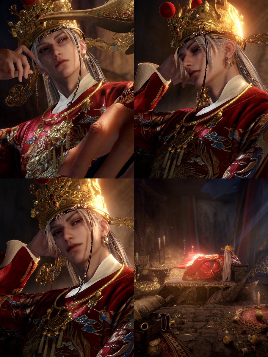 退屈そうな財神様🔸🔺🔸🔻🔸🔺🔸🔻