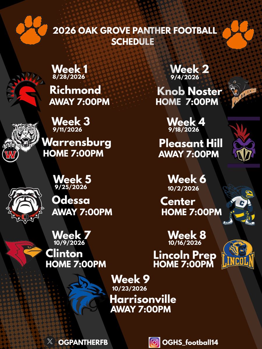 Oak Grove Football tweet media