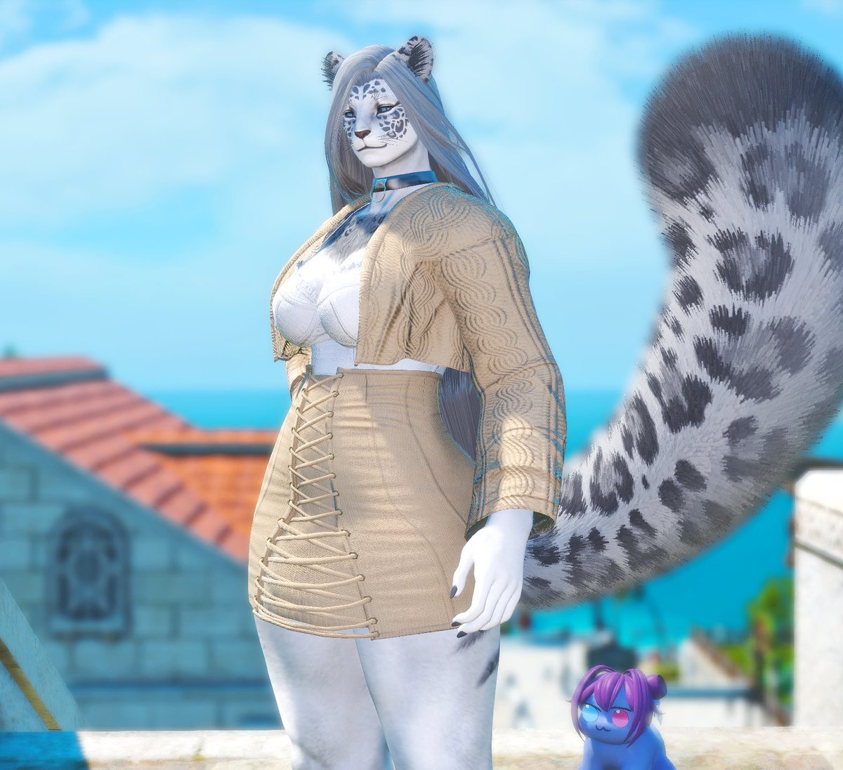 Dunno why I took so long to make any of Mare's sisters in FF (she got two sisters, btw), so just a simple thing showing her off, her name's Kuri 🥺