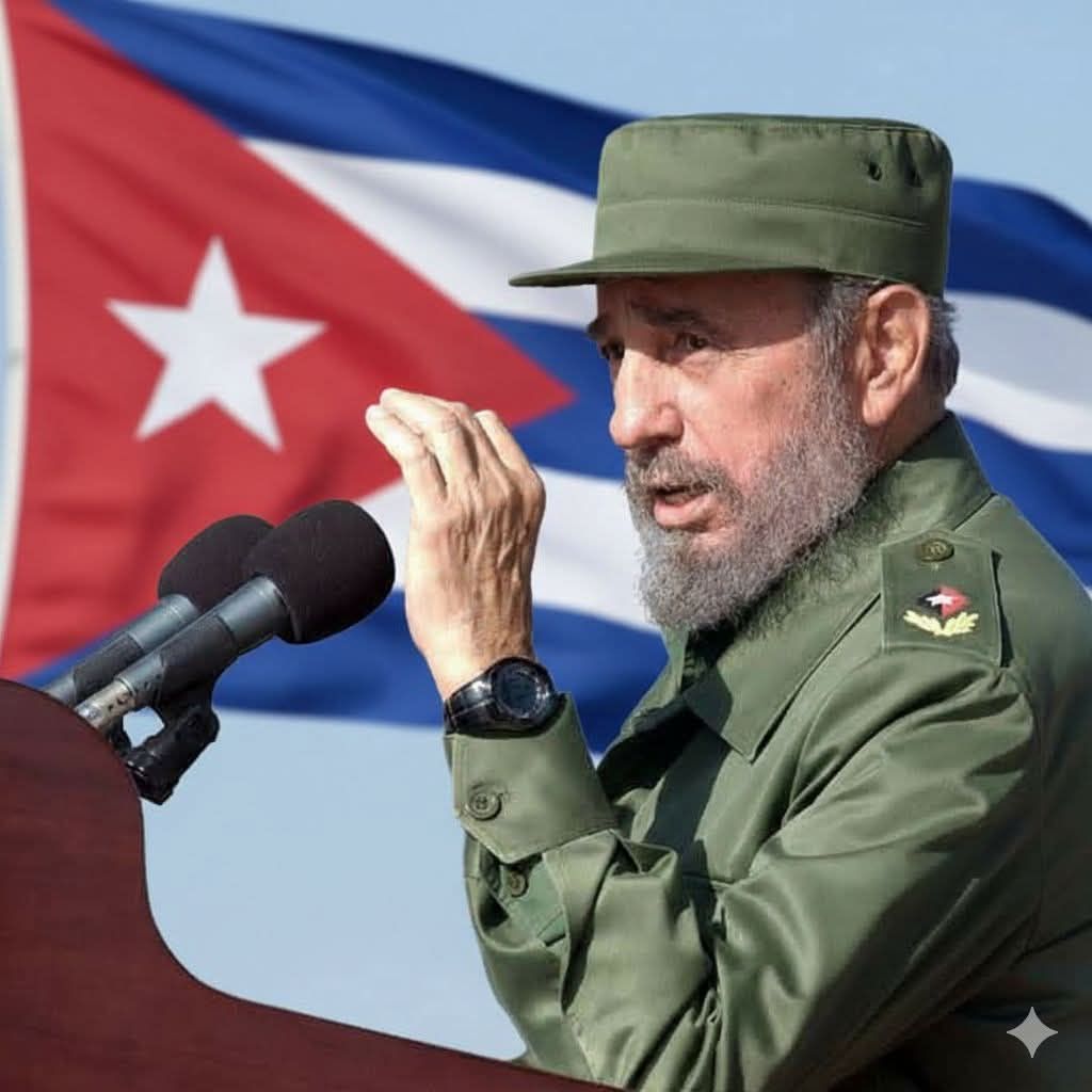 Fidel: No nos asustan esos criminales del imperialismo, porque nosotros sabemos y si no lo saben ellos, entérense que si invaden a nuestro país, mientras quede aquí un fusil, mientras quede aquí un hombre o mujer, ¡vamos a estar peleando contra ellos! ¡Seguro!
#LaHabanaViveEnMí