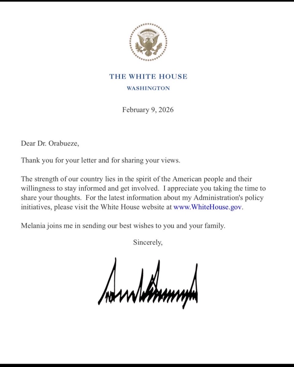 ngoziora's tweet photo. Breaking:
Biafra Moving Train Lagos thanks President Trump for his letter to the USB DPM Dr. Orabueze https://t.co/EE0sx5qdos