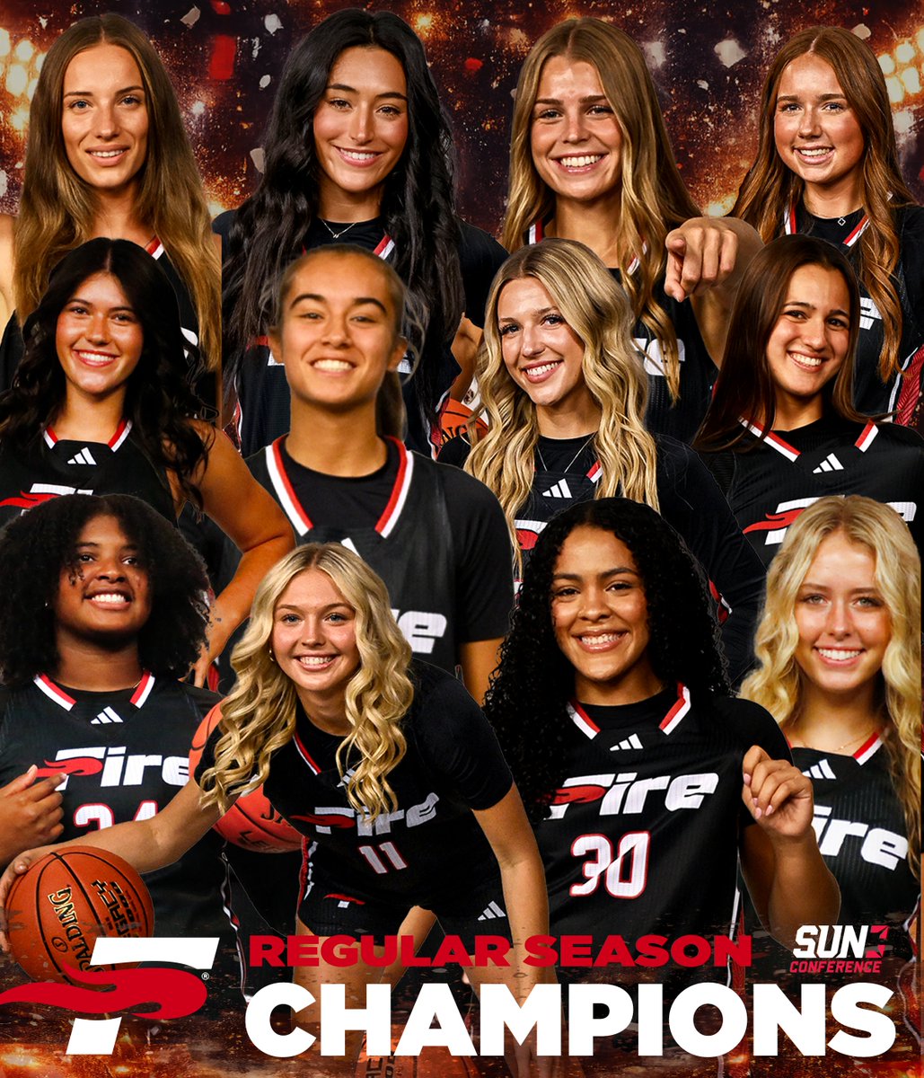 🏆 SUN CONFERENCE REGULAR SEASON CHAMPIONS 🏆

We’re bringing the title back to Lakeland for the 8th time in program history. ❤️🖤

#FuelTheFire 🔥 #TheSunStandard
#TheRightWayToPlay