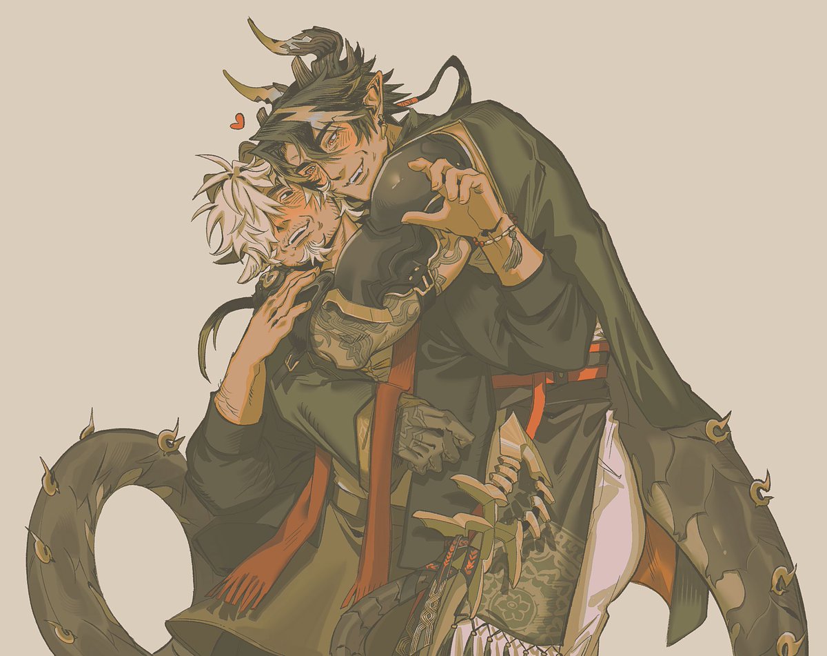 (oc/canon) ok i finzihed it my annual colored xinyue sappy shit has been fulfilled