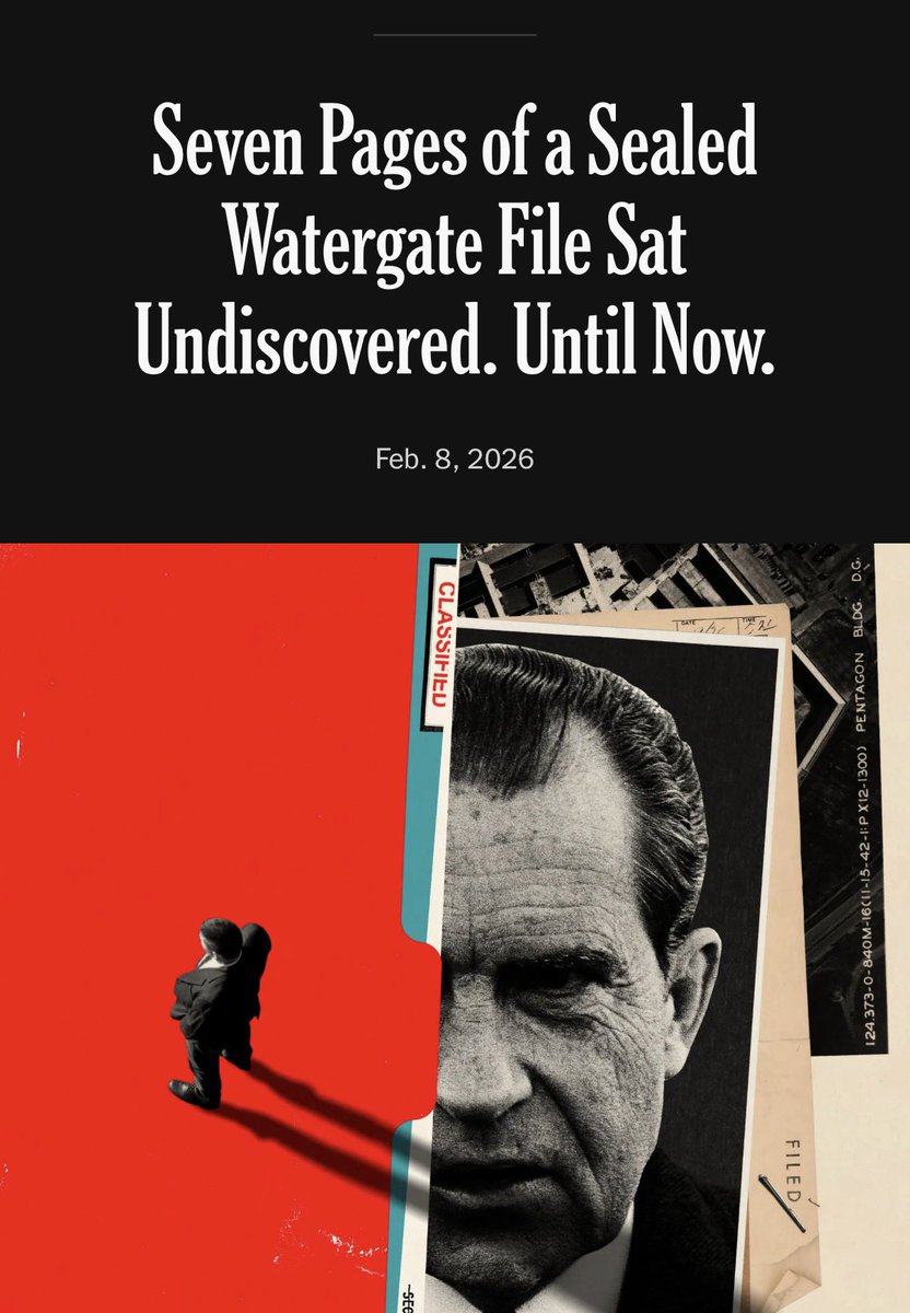 AndrewBeckUSA's tweet image. If you have not yet read this article by James Rosen in The New York Times, you should. We can finally say with authority that President Nixon was ousted in a conspiracy. His legacy deserves this vindication.