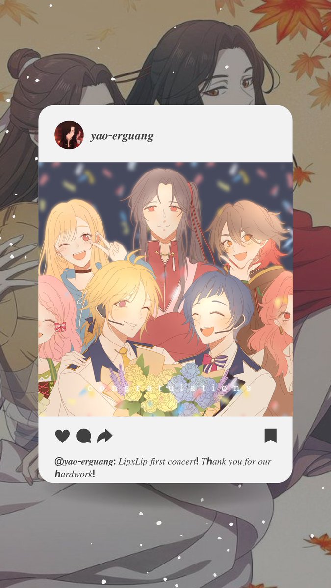 Instagram post 📸
𝒚𝒂𝒐-𝒆𝒓𝒈𝒖𝒂𝒏𝒈 Foto saat konser pertamanya LipxLip! 🥰✨