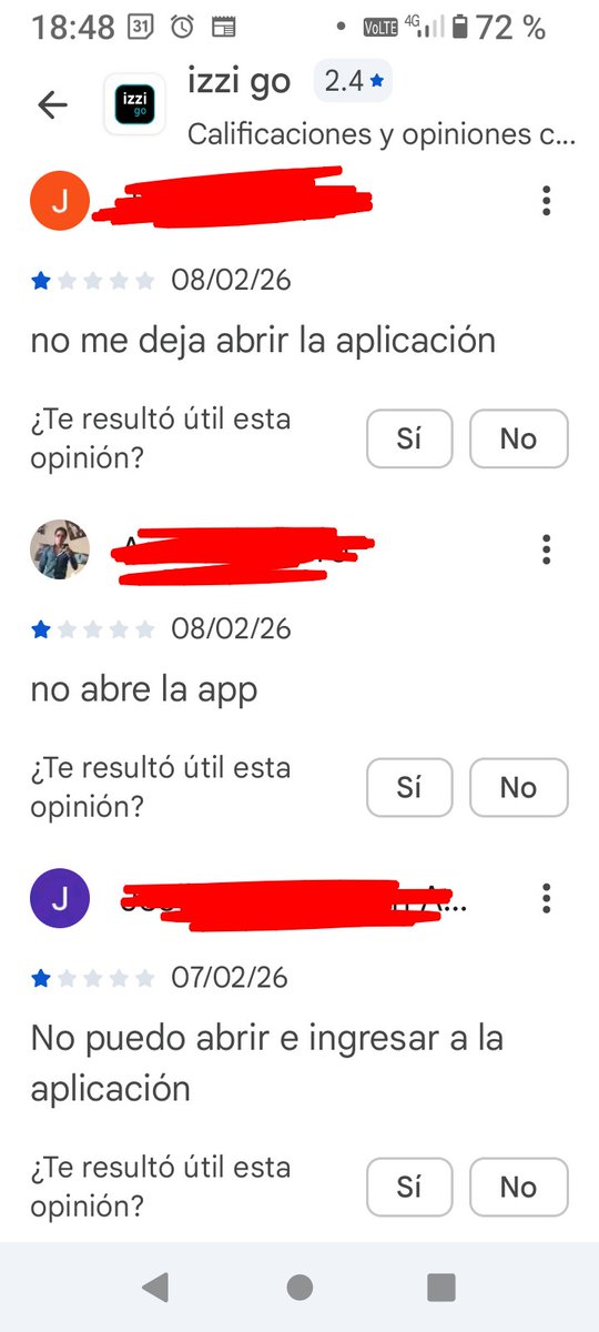 MikeAtomicAnt's tweet photo. Oye @izzi_mx pues resulta que la app de IzziGo, simplemente no funciona (aunque la instales y desinstales) simplemente no deja ni ingresar.... Soy el único cliente igual.... No te dejo reseñas del playstore y prueba de video de lo que menciono. Ojo ahí @Profeco @AtencionProfeco https://t.co/KPirCelDW6