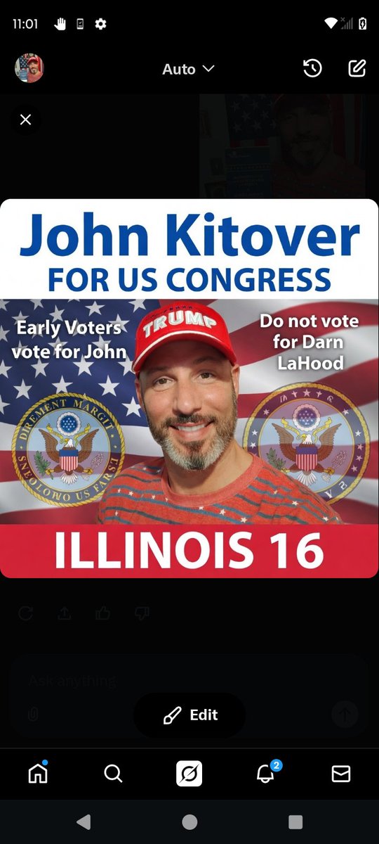 🇺🇲 John Kitover IL 16 🗽 Candidate Congressman tweet media