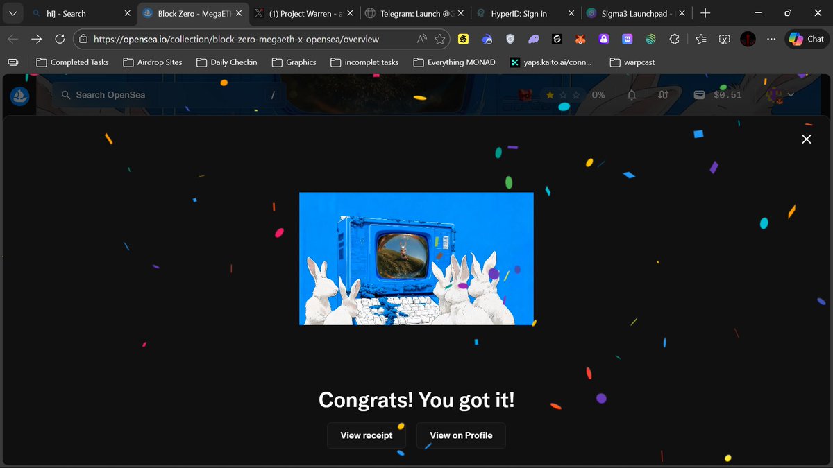 It looks like NFTs on MegaETH are heating up.

Heard someone flipped a free mint for $2k 👀

Might be NFT season on MegaETH… you watching?