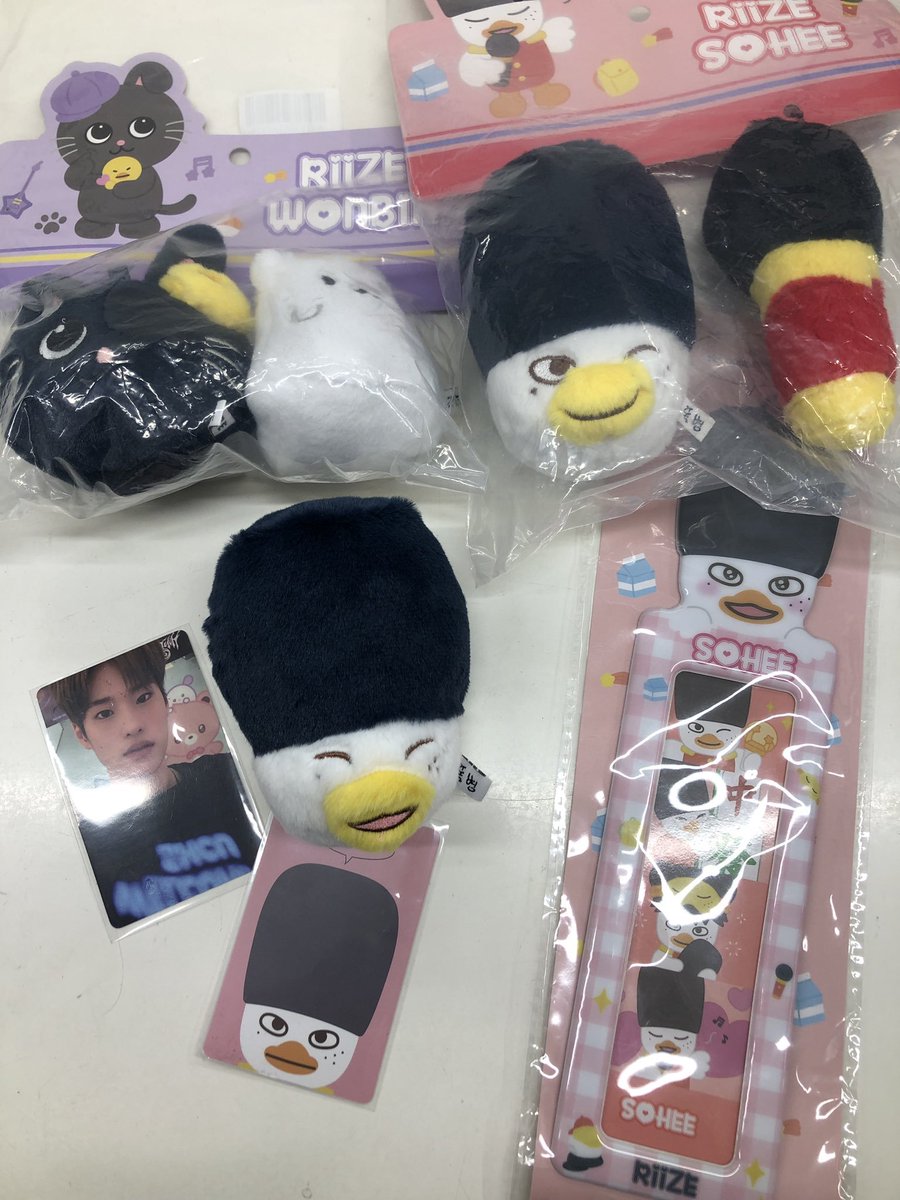 RIIZE RIIZE 【入荷情報】 上海POPUP 大きいぬいぐるみやブラインド