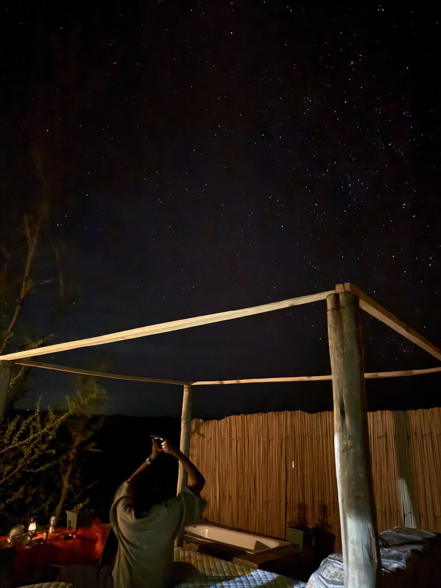 A blanket of stars.