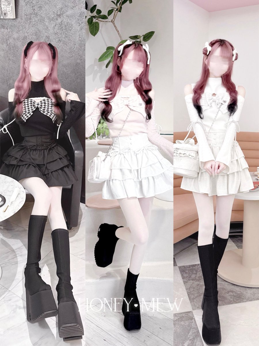 ┈ ♥︎ 𝑪𝒐𝒎𝒊𝒏𝒈 𝑺𝒐𝒐𝒏 ♥︎ ┈ Big Ribbon Cut-Out Shoulder