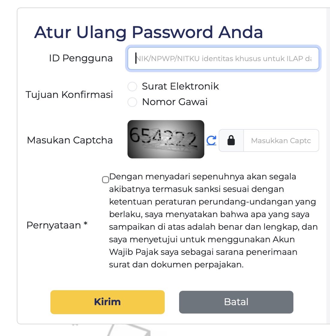 Ada yang ngalamin hal sama gak di Coretax, Login username dan password sudah benar ketika klik Login selalu disuruh Atur Ulang Password Anda, sudah 3 kali ganti password tetap gak bisa login (masuk kesini terus). #coretax #pajak