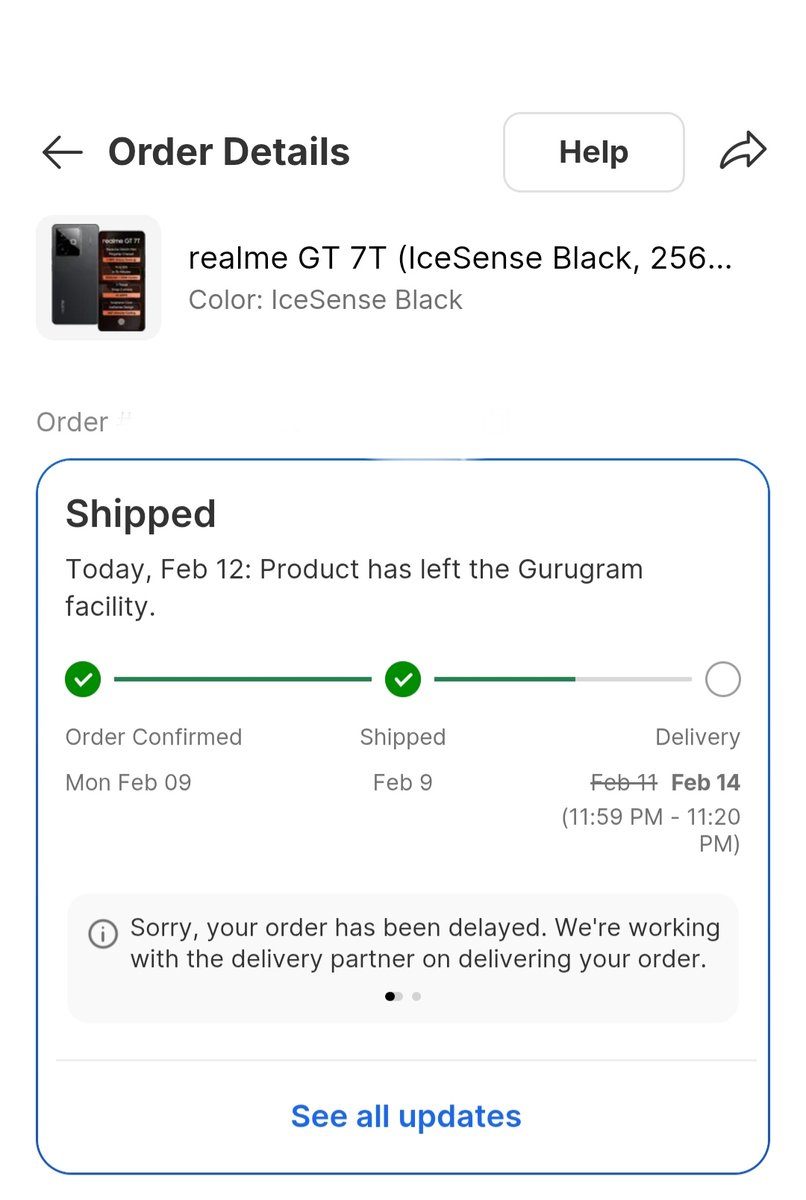 ashishyadav420's tweet photo. @Flipkart @flipkartsupport 
I placed order on 9 Feb 8 AM and the product page said 2 days promised. So first trick is, don't consider order date even though full day was left. 2nd, don't deliver the order in 3 days also. https://t.co/g2oRrQIiGl