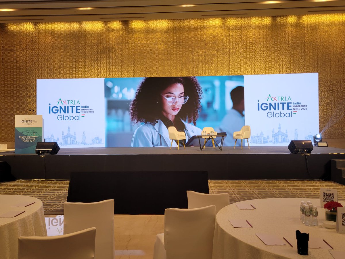 We’re all set, ✨Axtria Ignite Global 2026 is officially underway! 🚀

The venue is buzzing, the stage is set, and the energy is electric as we welcome global life sciences leaders for a transformative day of insights, innovation, and inspiration.

Here’s a sneak peek from 📍