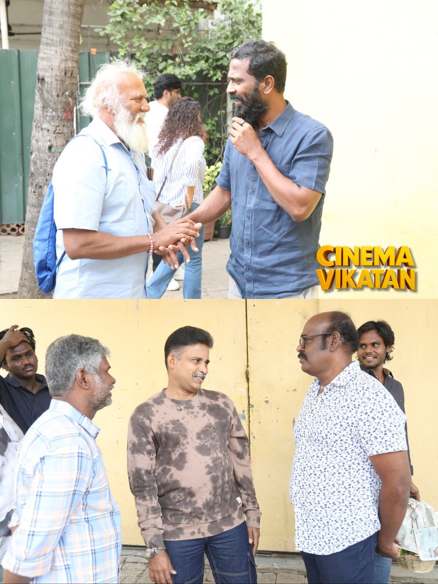CinemaVikatan's tweet photo. ‘Visaranai’ Team Reunion 💥

#Visaranai | #10YearsOfVisaranai https://t.co/mJBfu72tub