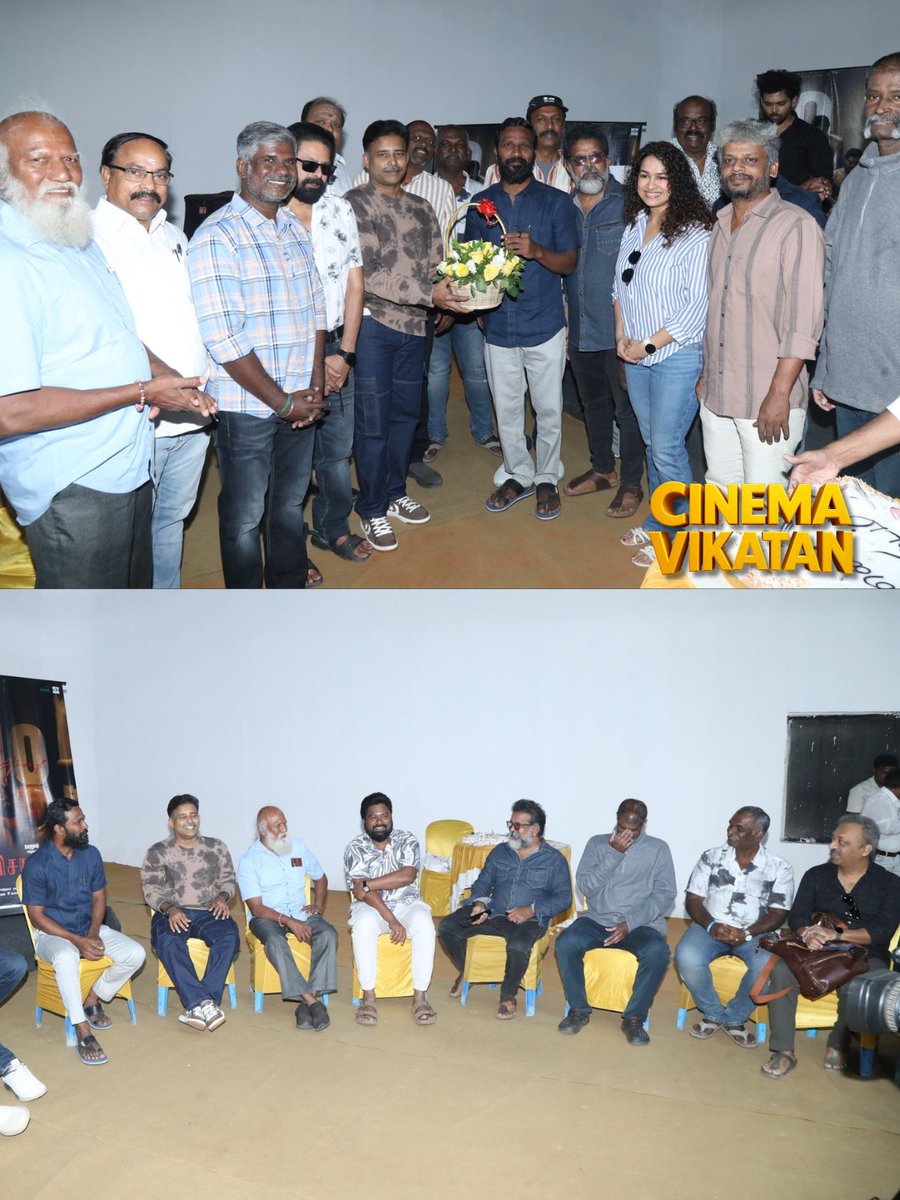 CinemaVikatan's tweet photo. ‘Visaranai’ Team Reunion 💥

#Visaranai | #10YearsOfVisaranai https://t.co/mJBfu72tub