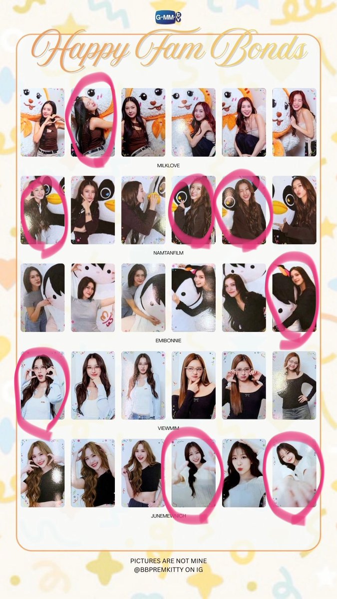 GMMTV ブックフェア トレカ交換 Girls】 【譲】1枚目画像のカード MILK