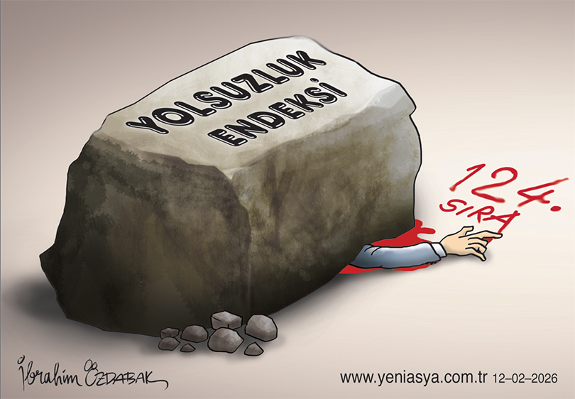 Yolsuzluk sıralamasında 124. sıraya düştük
yeniasya.com.tr/karikatur/gunu…
ibrahimozdabak.com/2026/02/12/yol…
