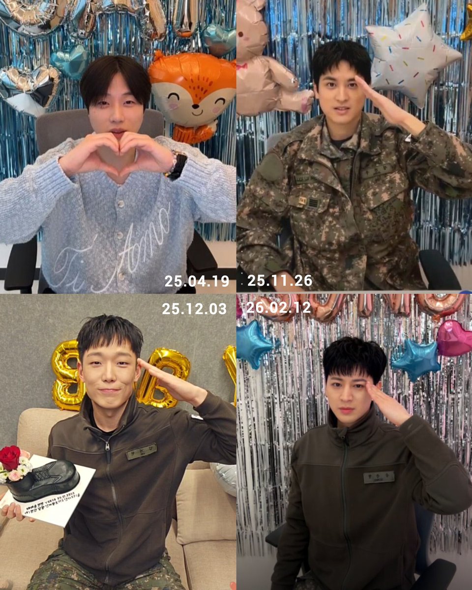 4/6 iKON is now has completed their military service 🫶🏻🫡