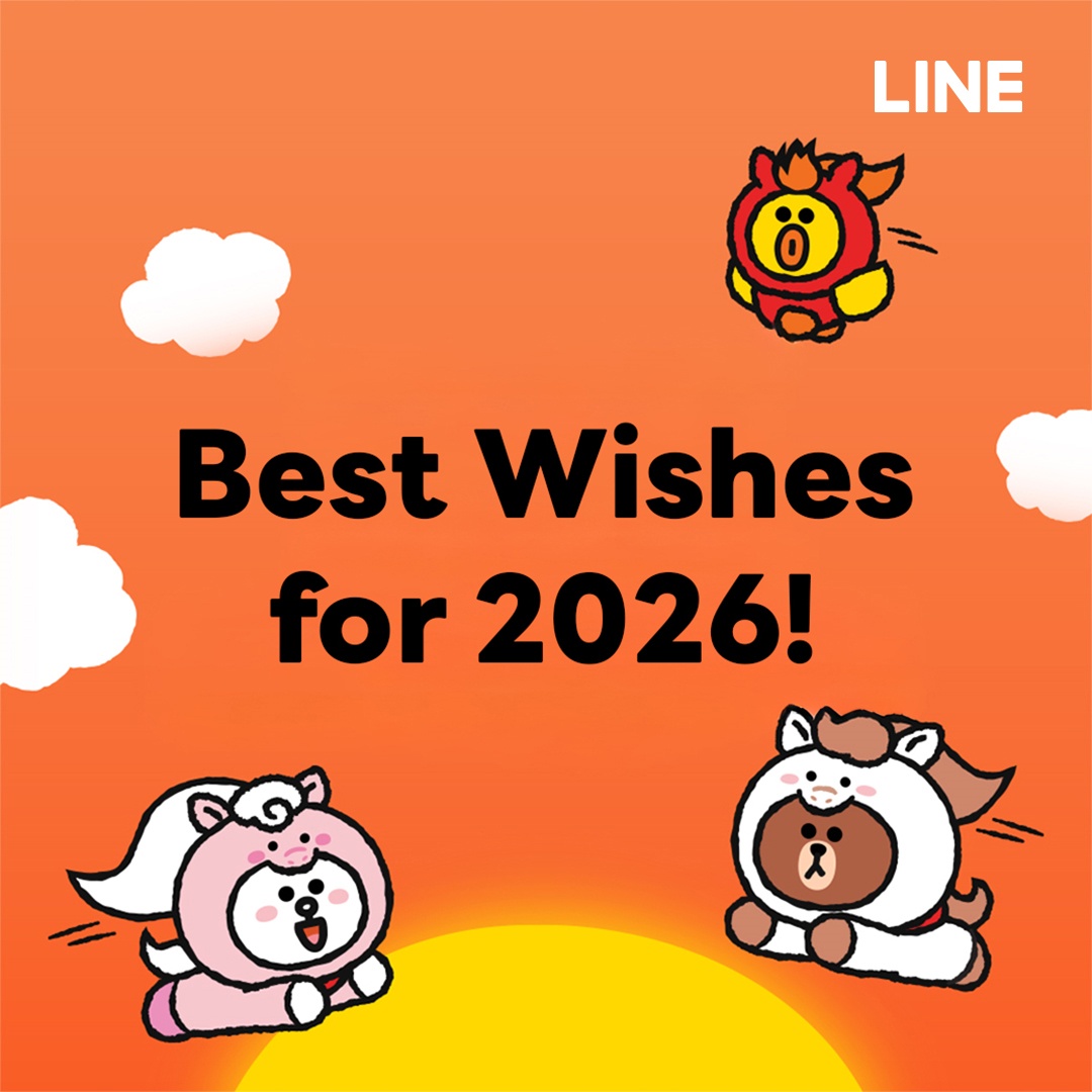 LINE Global tweet media