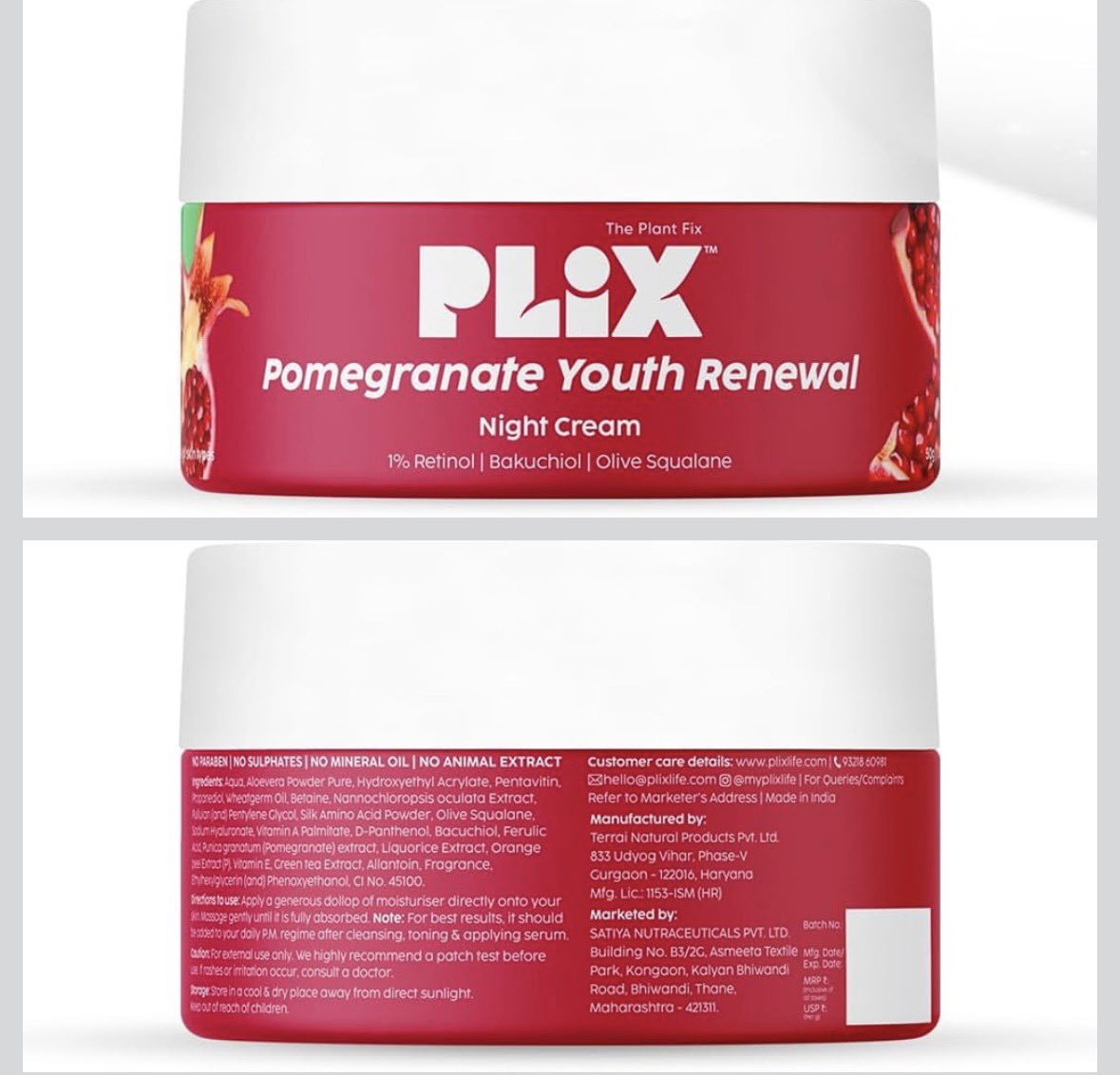 Shubham0___1's tweet photo. PLIX - THE PLANT FIX Pomegranate 1% Retinol & 1%
Bakuchi Oil Anti Ageing Night Cream | Reduces Fine Line
& Wrinkles | For Men & Women | 50 G LINK BELOW ⬇️
https://t.co/9OqQtgHtWK
#Trending #fashion #ViratKohli𓃵 #plix #KoreanDrama https://t.co/pvpe7wGViZ