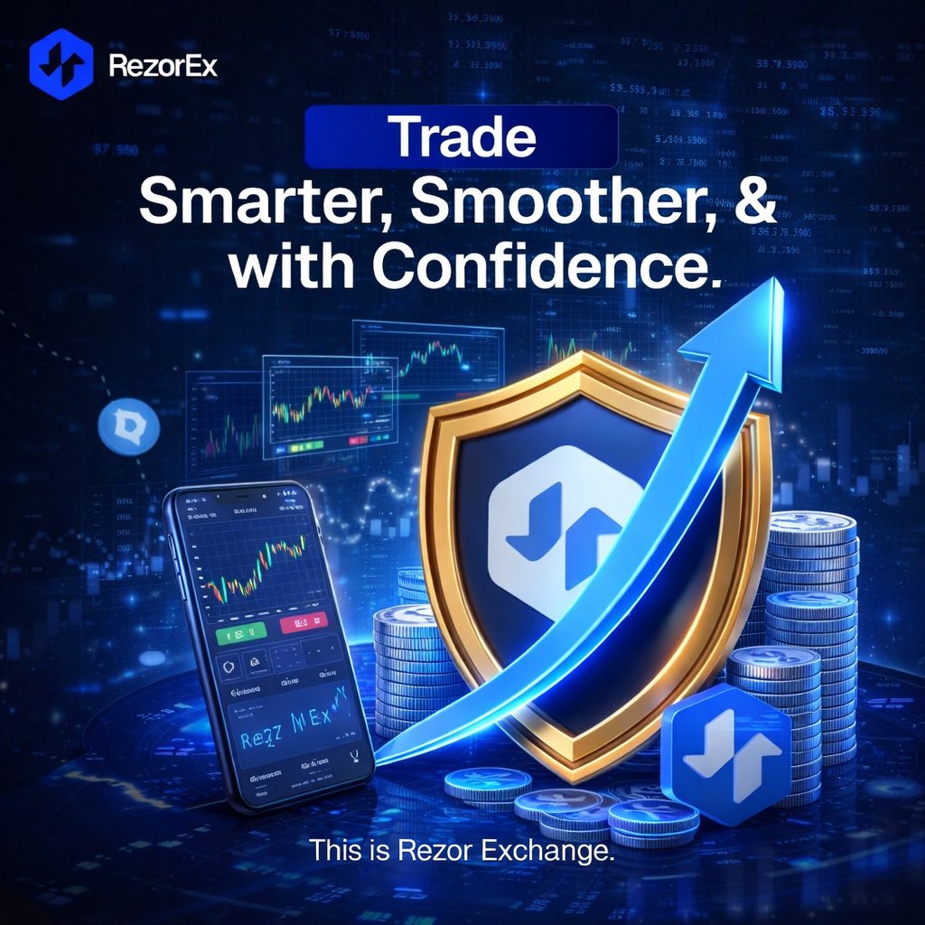 Queen_Debbee's tweet photo. Everyone is focused on the profits. The green candles. The screenshots. The “I caught it early” tweets.

But me? I’m focused on the engine behind the move. @rezorexchange 🔥

Because trading isn’t hype, it’s structure. It’s protection. It’s having the right tools when opportunity shows up.

That shield? Strategy backed by security. Confidence backed by execution.

The charts aren’t just visuals, they’re information. The interface isn’t just clean, it’s intentional. Everything flows inside one connected ecosystem.

Smart entries. Clear exits. Real-time decisions without friction.

While others chase noise, I’m building discipline. #RezorEx isn’t just where I trade. It’s where I execute with confidence.
#Rezor #CryptoTrading