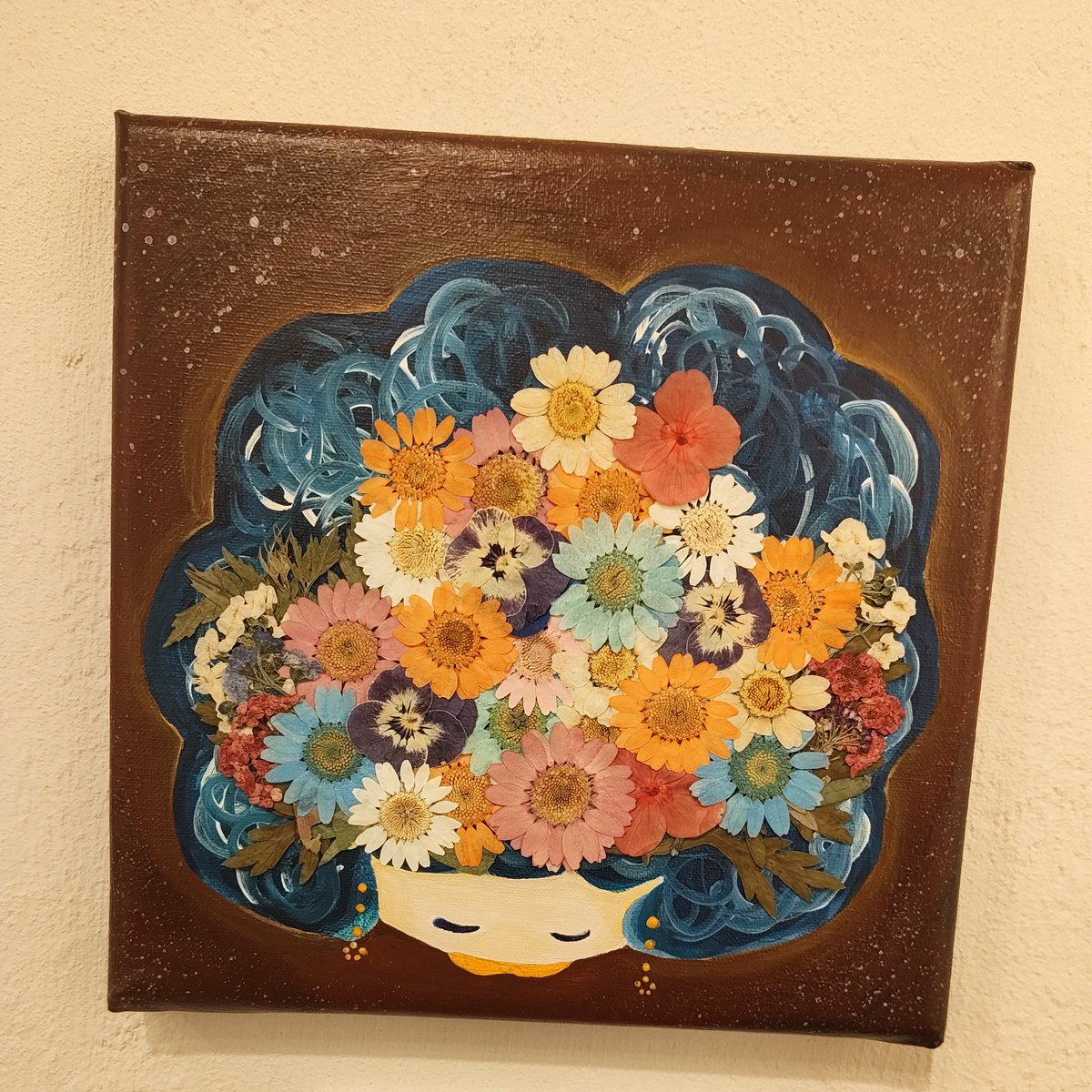 フラコレで購入したじゃくそんさんの絵画がとどきましたー！！早速