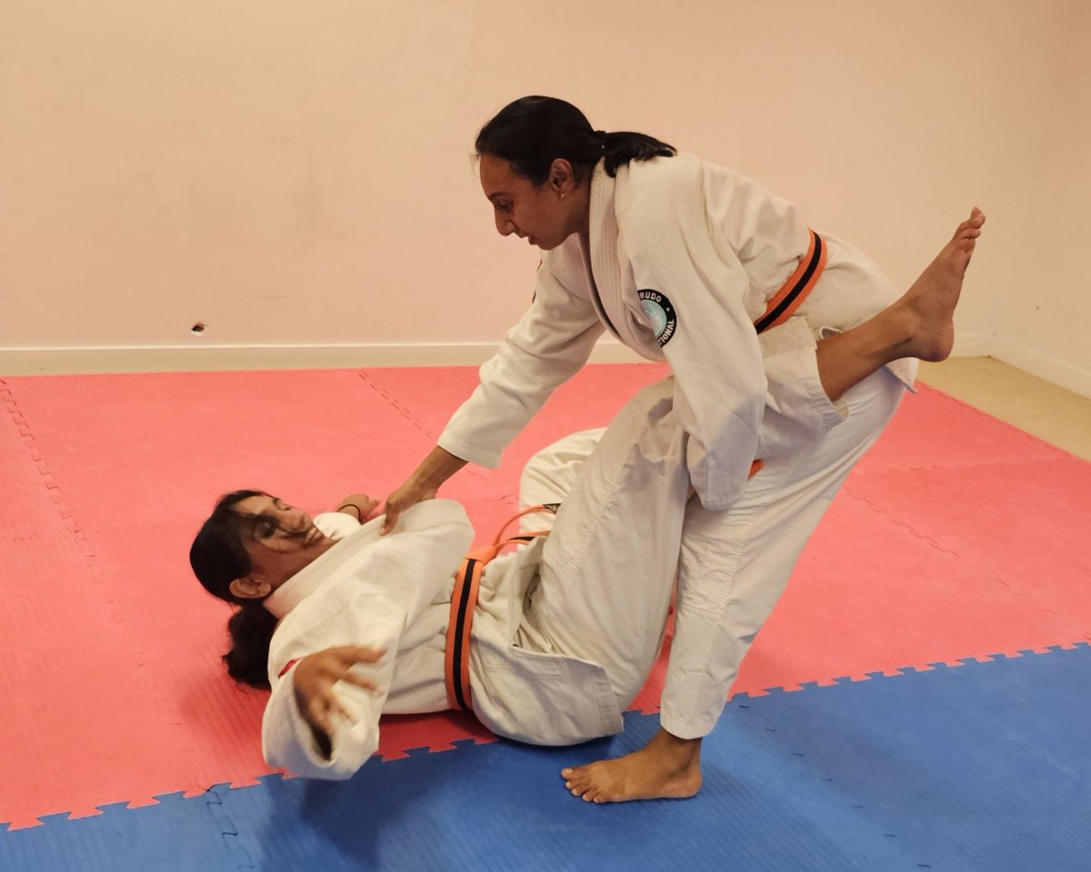 centenaryma's tweet image. Jalpa did her JBI Grading to Orange Belt under our new syllabus on 9 Feb 26.   Congratulations Jalpa.   Great job.

#combativefemales #centenarycommunityconnections #selfdefence #Jissenbudo #JBI #martialartsadults #mountommaneyhub