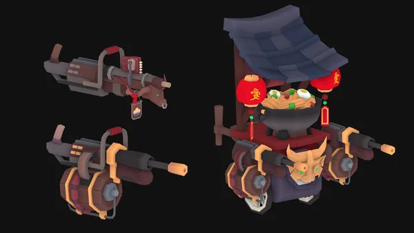 I made the Ox minigunner skin for <a href="/paradoxum_games/">Tower Defense Simulator</a>'s upcoming Lunar New Year update. 
🏮🍜🐂
Releases in about a week!
#towerdefensesimulator #Roblox #RobloxDev