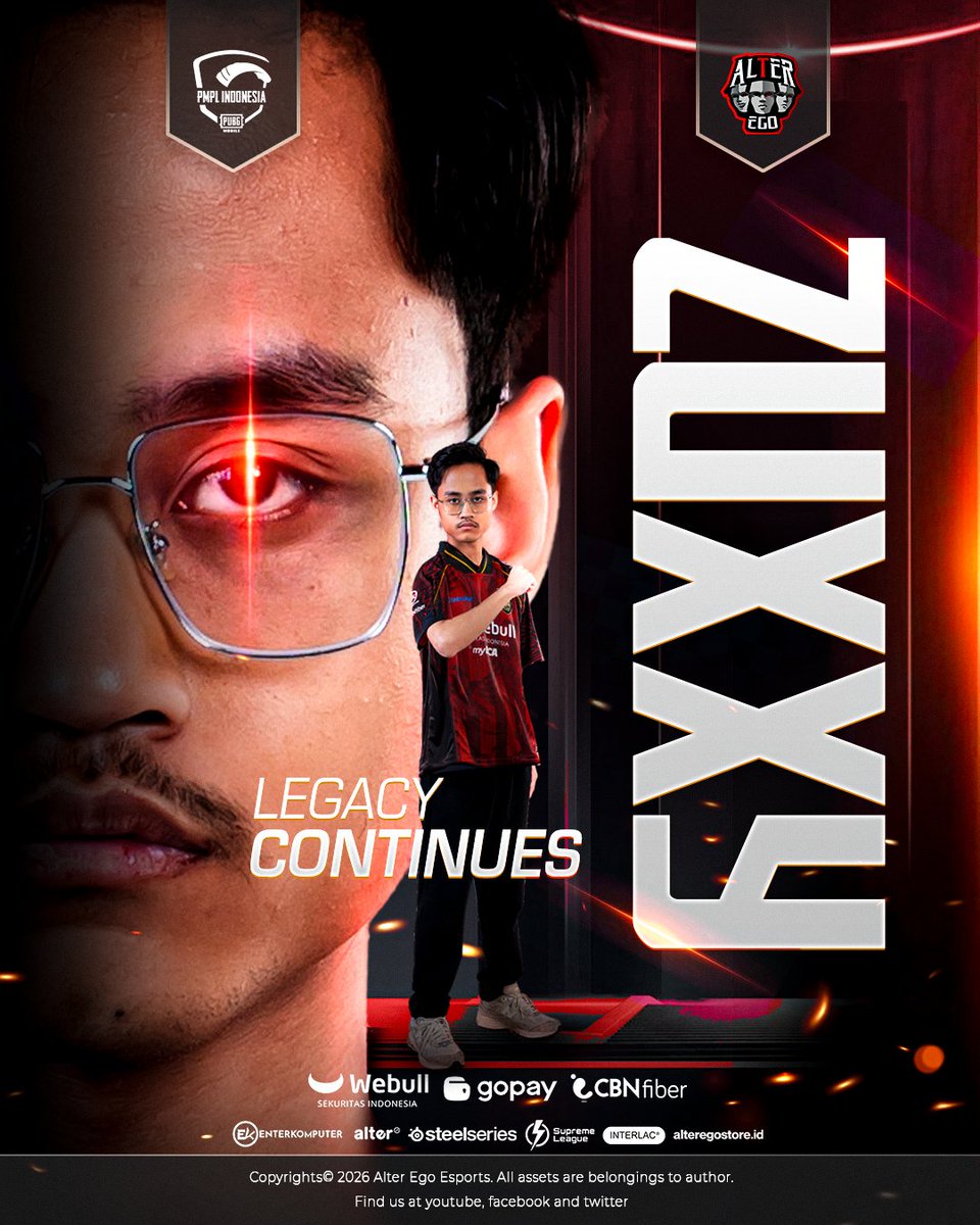 Kata siapa legasinya berhenti disana, lanjut kok disini. Selamat datang Kepala suku, Zuxxy ke La Familia! 😜

Lengkap sudah sususan roster kami untuk bertanding di 2026 PMPL ID Spring. Yuk kasih sambutan selamat datang kalian ke Zuxxy ya, Champs! 🤨😎

#PUBGMOBILE