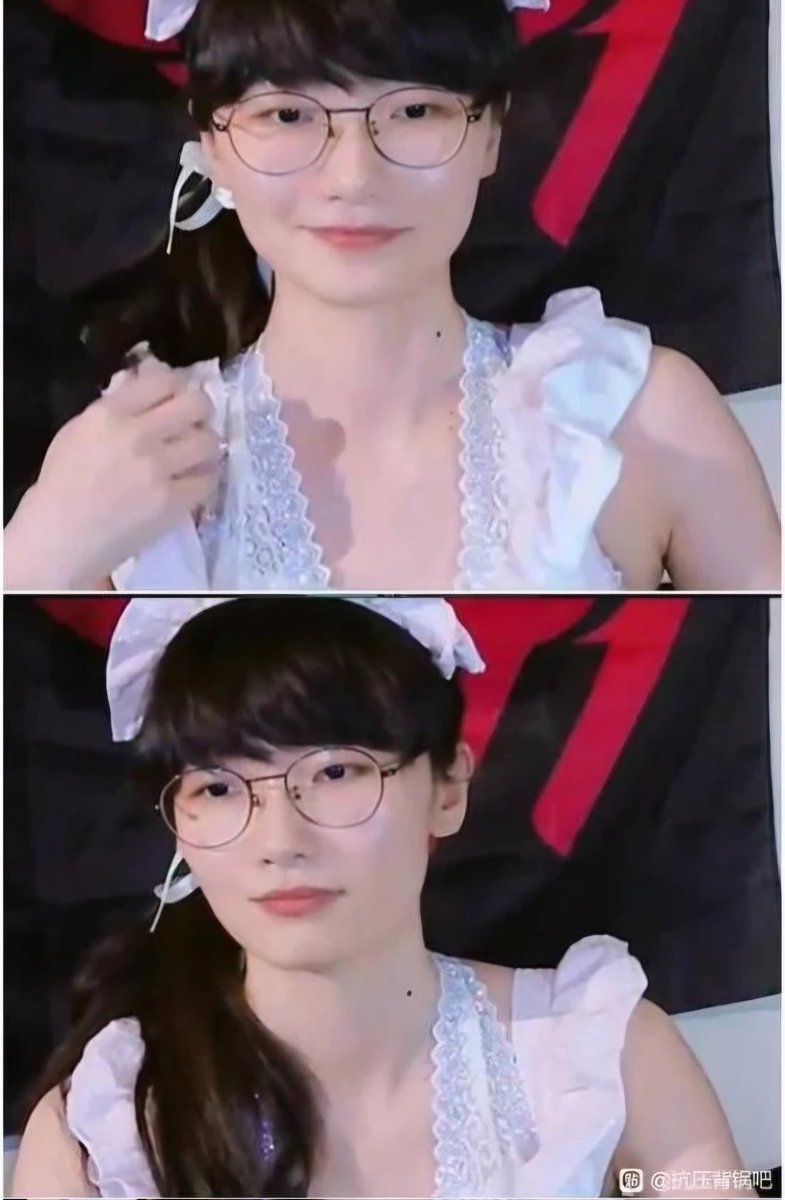 wiriness's tweet image. 페이커 닮은 중국 여자 틱톡커 😃