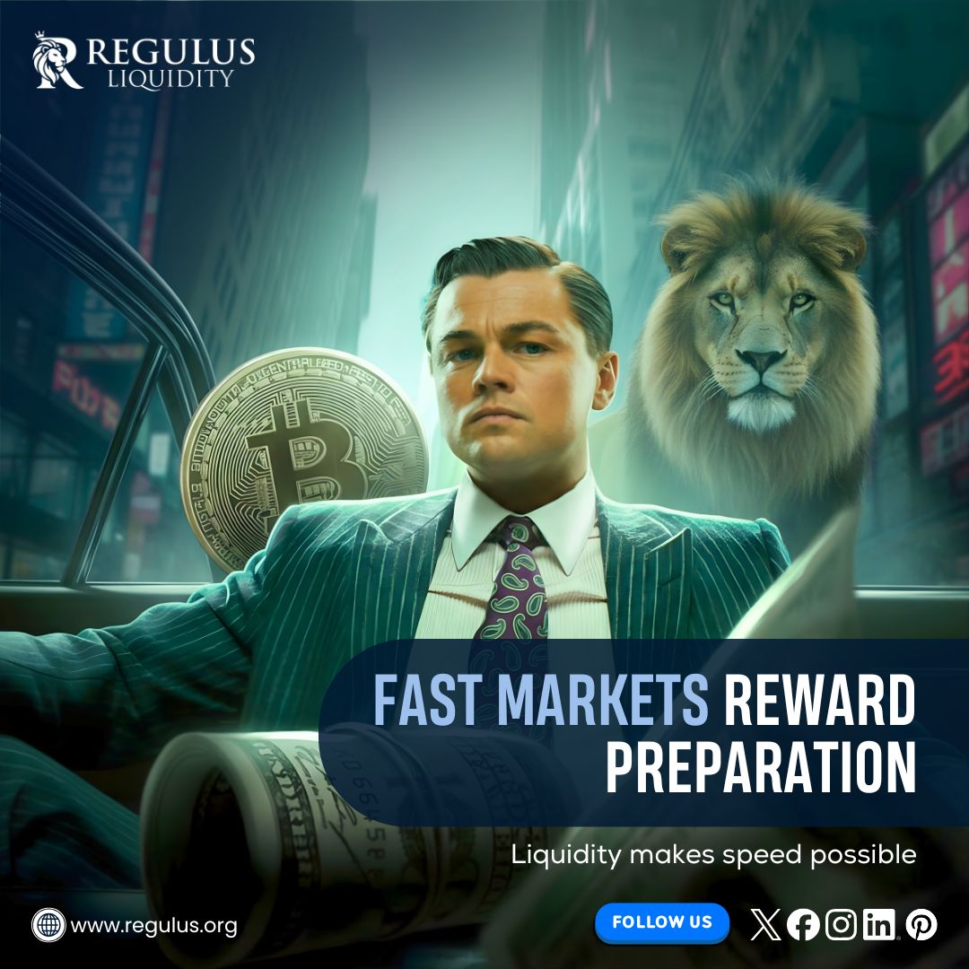regulusorg's tweet image. Fast markets reward preparation.
Liquidity makes speed possible.
Regulus Liquidity.
 regulus.org

#Liquidity #FastMarkets #RegulusLiquidity