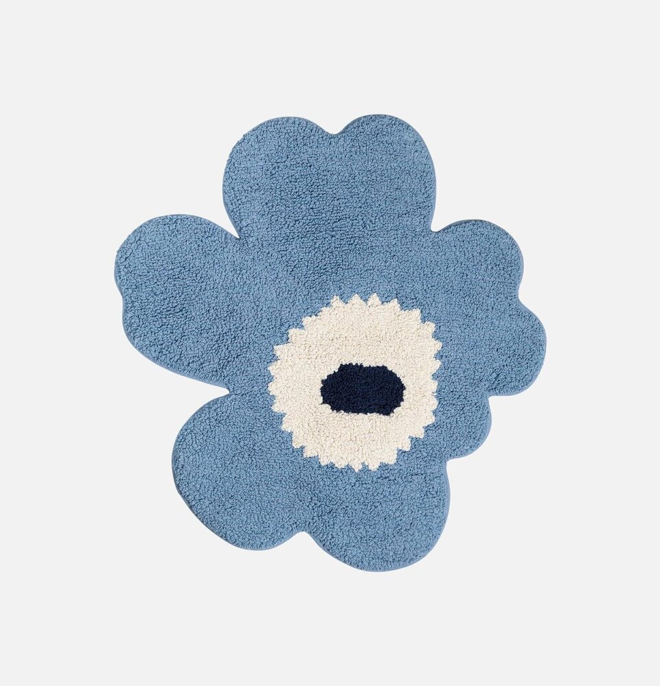 マリメッコ”やわらかライトブルー”の「ウニッコ」バスマットや枕カバー - fashion-press.net/news/143246