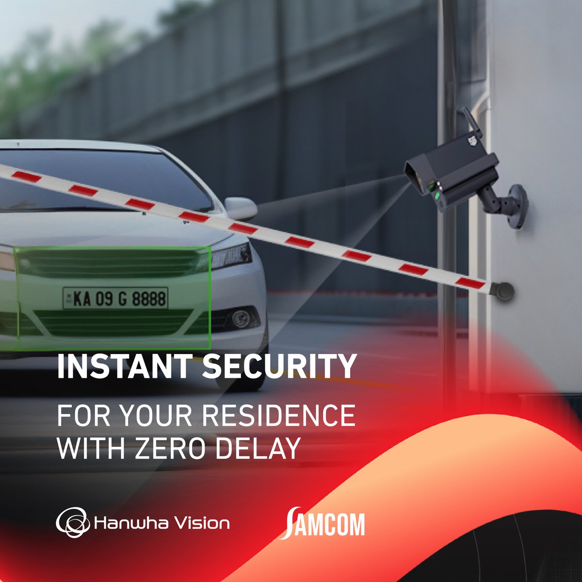 SAMCOMUAE's tweet photo. Make your home security instant and smart. Hanwha Vision cameras with license plate recognition stop any unauthorized entry immediately, keeping every corner under surveillance.
Contact SAMCOM experts today.

 #HanwhaVision #SAMCOMExperts https://t.co/TYKh4DCsgK