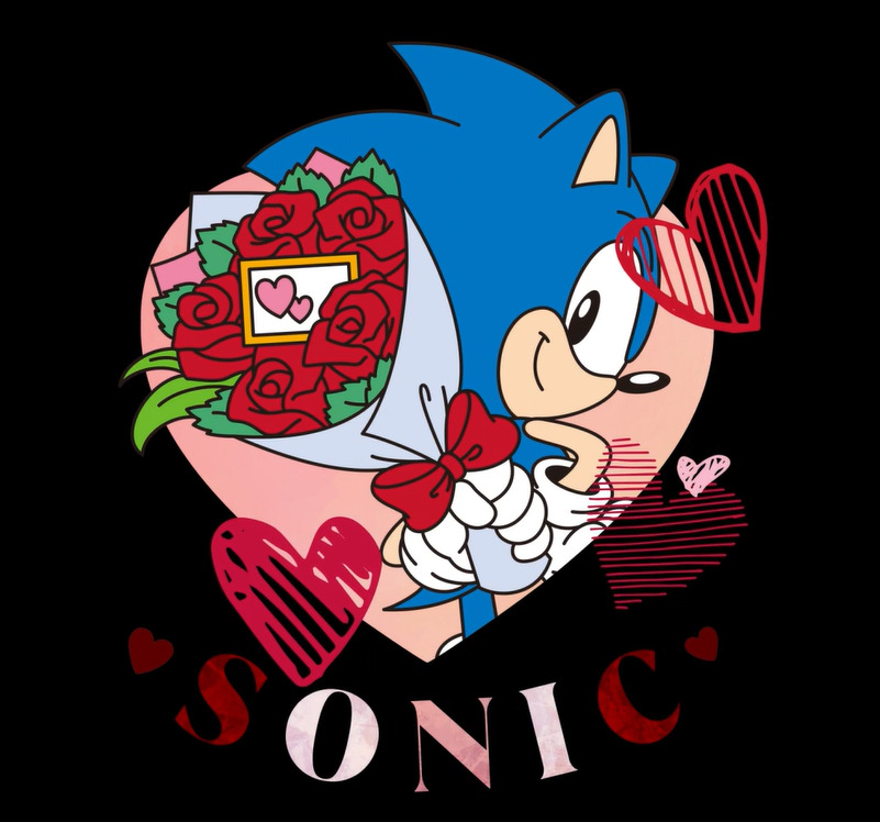 SEGA STORE TOKYO」店頭の3Dホログラムディスプレイにて『ソニック』と