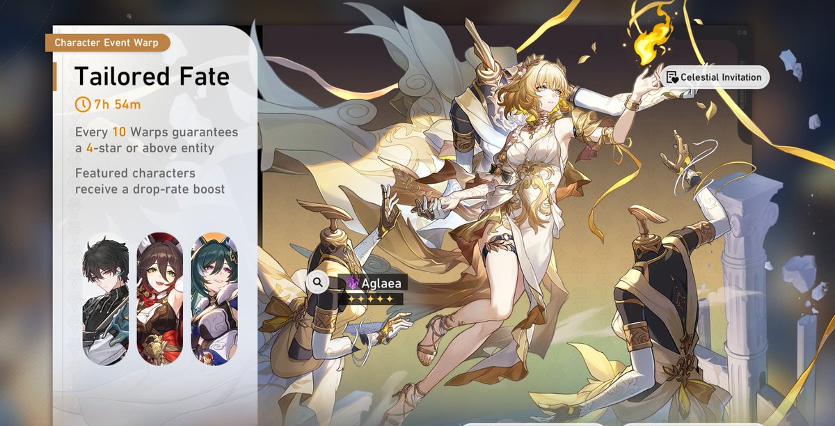 Goodbye Aglaea, I'm glad we ended 3.X cycles with your rerun 💛