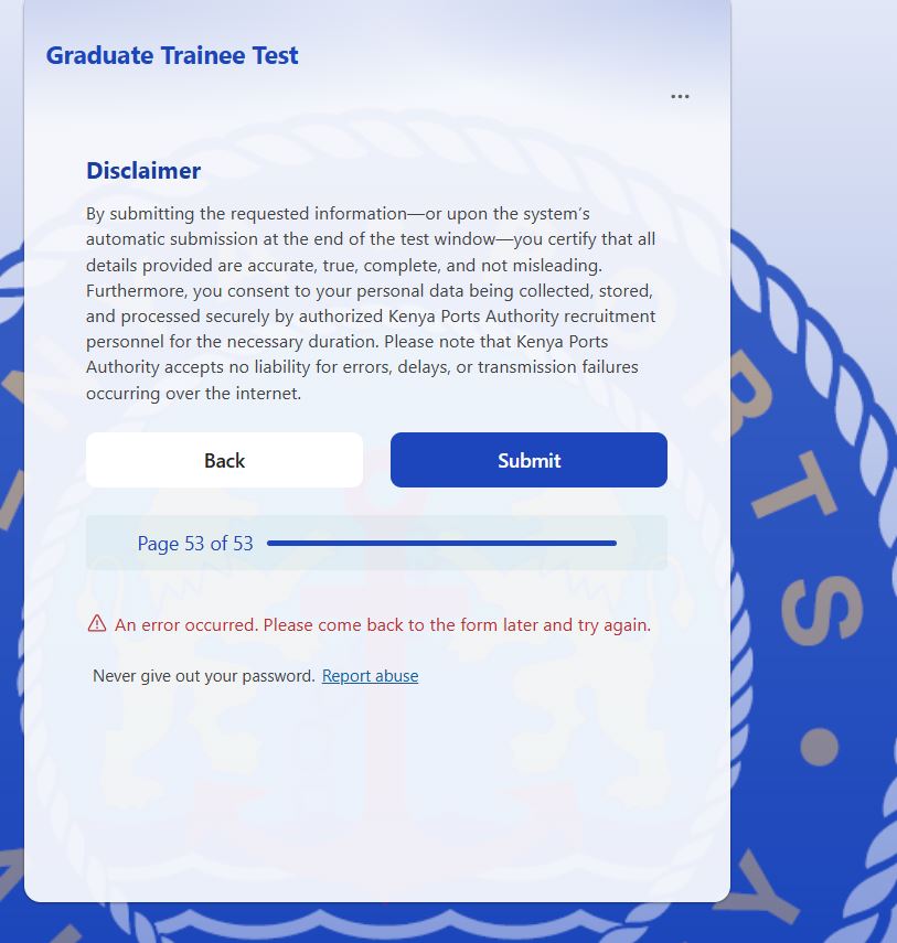 Spent all of last week and the better part of Thursday morning preparing for my KPA interview, only to have the Google Form locked at submission time—blocking us out while allowing only the pre-selected to submit. The system is rigged, and we are not part of it.
