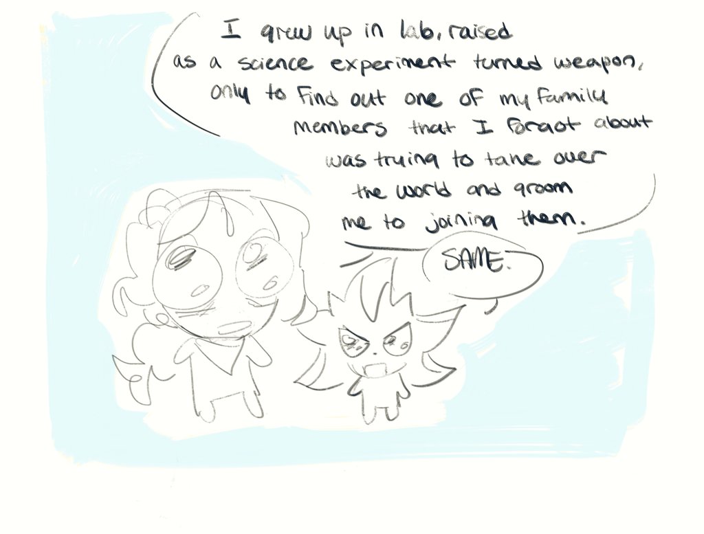 DUO I GENUINELY MADE UP BUT HEAR ME OUT!!!It's the way they both tried to 💀 inorder to save humanity after their sister died um,,, #ShadowTheHedgehog #janehopper