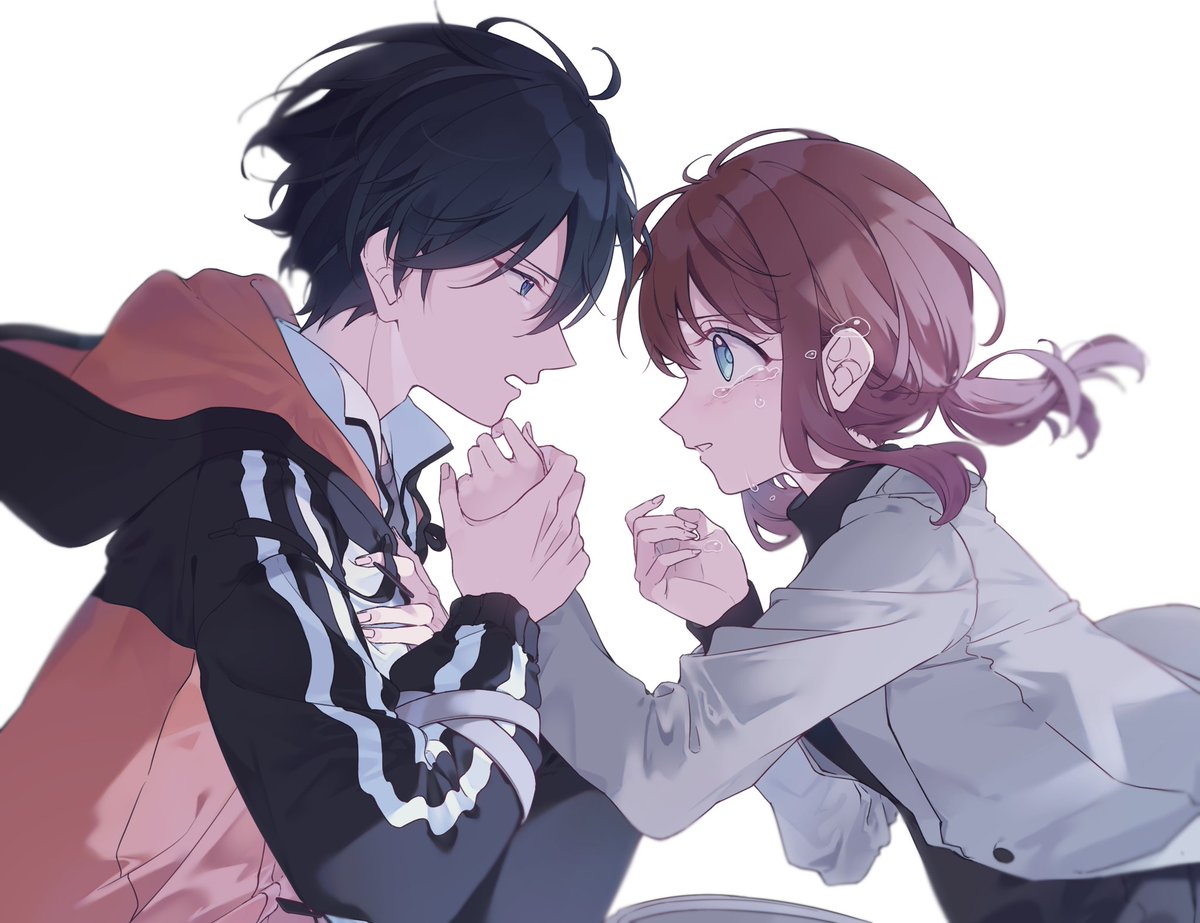 まって、前描いた北あん𝑻𝒘𝒊𝒕𝒕𝒆𝒓用にトリミングしてたけど、もともとこういう構図だったんですけど……………………