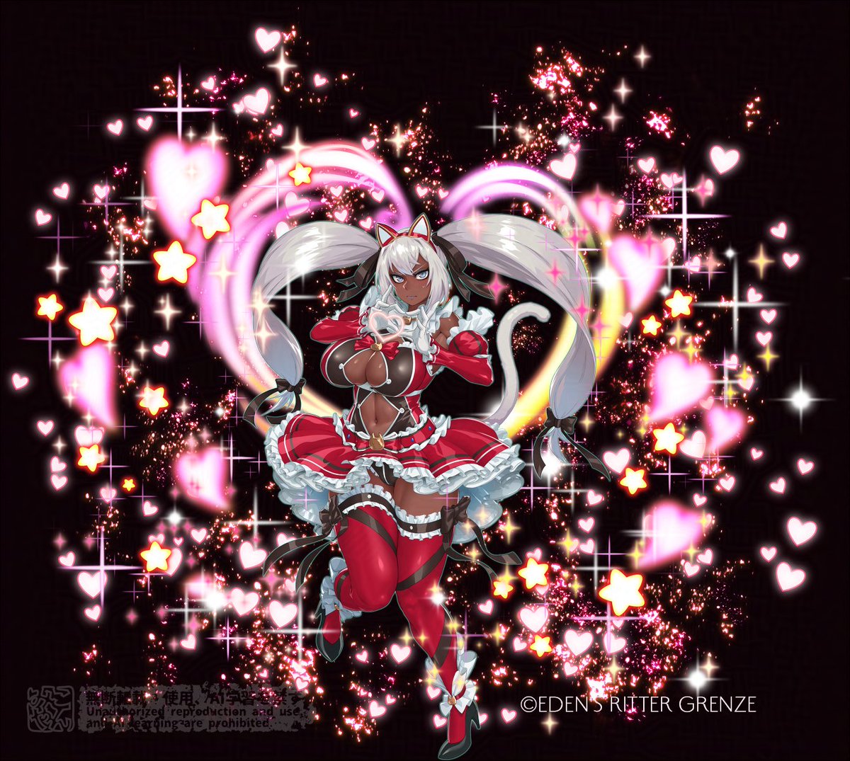 2/11より開幕のイベント「ニャンニャンヴァレンティナ♡チョコ殲滅戦」にて【アモンニャモン】ナディーラのデザイン/作画を担当しました(n`∀`)ηどうぞよろしこね♡
#エデンズリッターグレンツェ #グレンツェ 