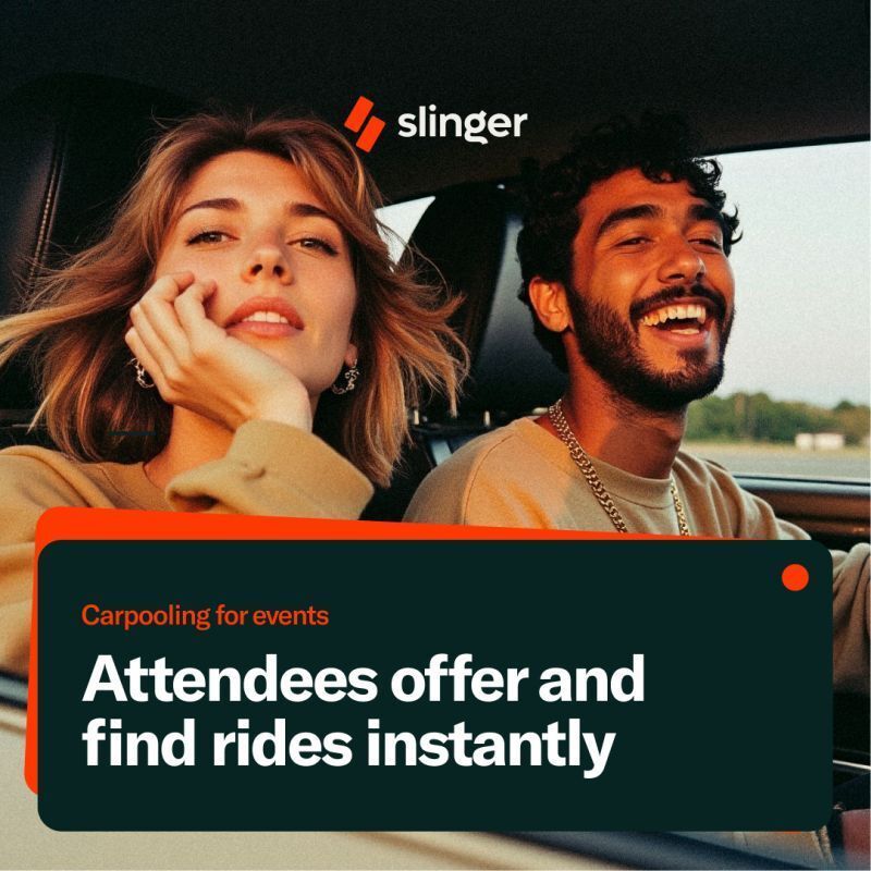 slinger_to's tweet photo. Our white-label carpool widget turns your event website into a community tool...

✅ Visitors offer and find rides instantly.
✅ You track saved CO₂ in real time.
✅ It’s proven at festivals, arenas, and corporate events.

👉 Add the widget and let your visitors ride together: https://t.co/Mw0ZRQeKIy