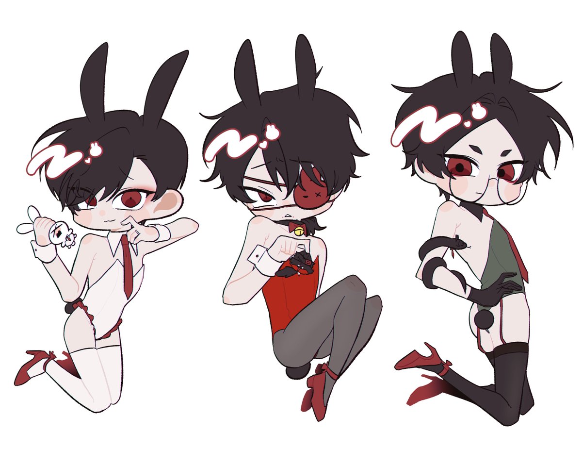 트친께서 바시 바니복 입혀 달라고 하셨는데 전편조 다 입히고 싶어서 결국 그려버렸어 
그리고 나는 이제 발렌타인 뉴짤 구상을 하러 감 ........