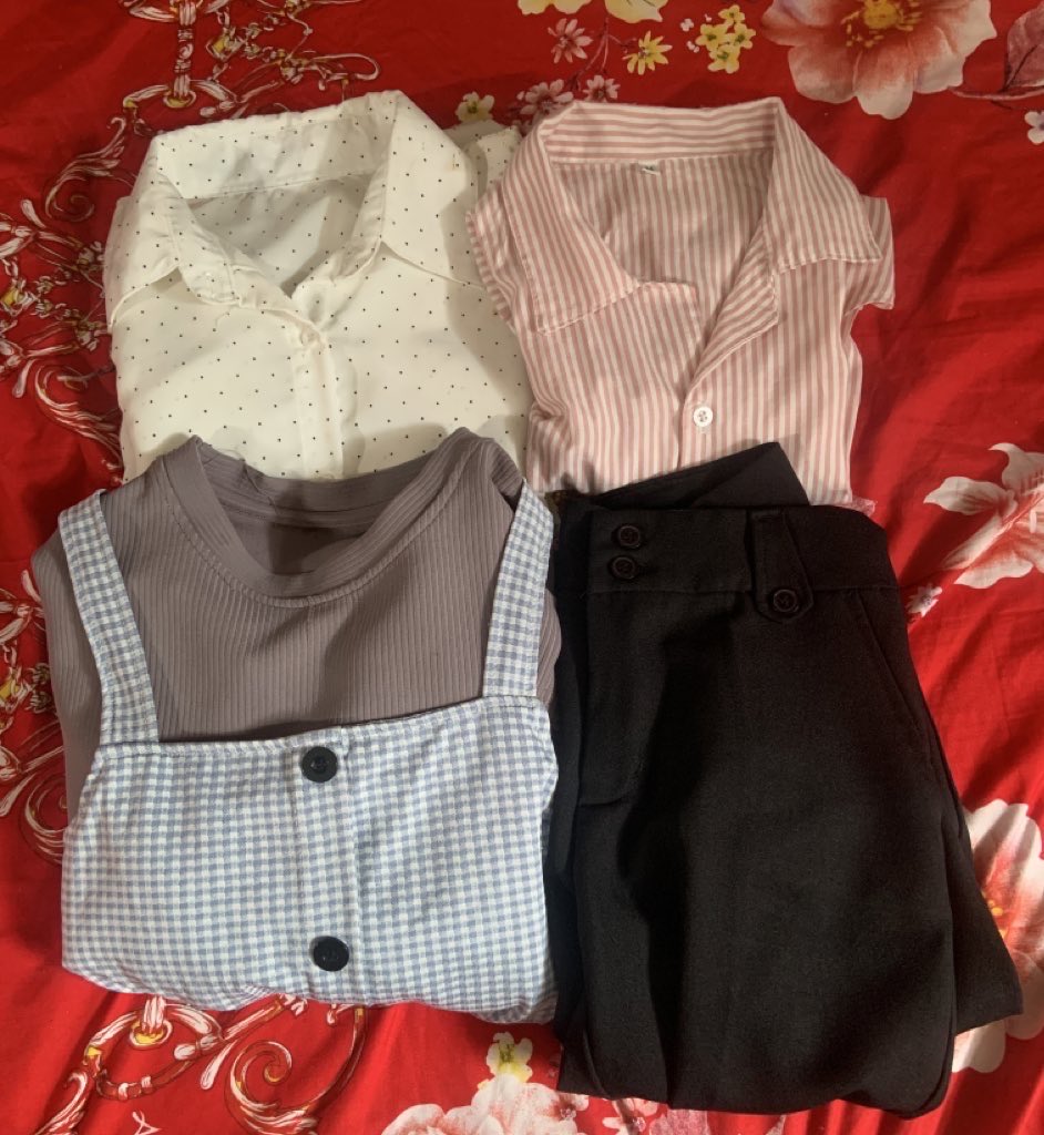 blinkchoco's tweet image. wts preloved kemeja, blouse, celana

bisa oren🍊
no admin
cek detail di reply👇🏻