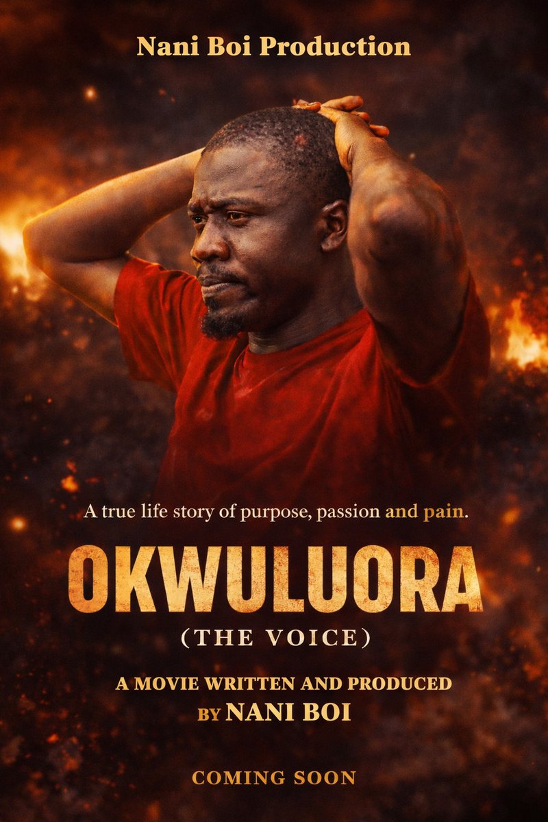 iamNaniboi's tweet photo. This is no doubt going to be one of my biggest movie projects #okwuluora https://t.co/zxdmWBwzGx