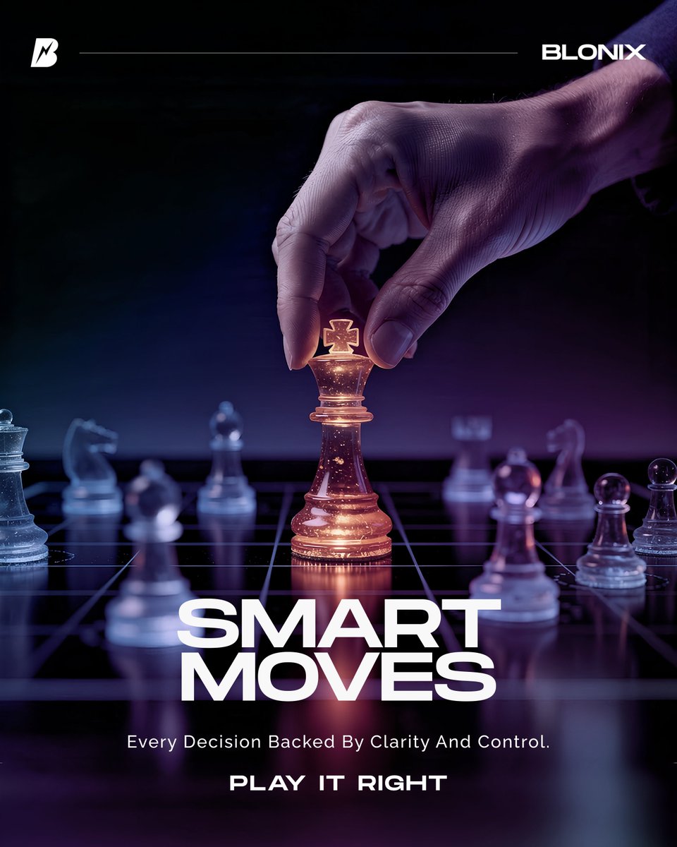 Think ahead. ♟️

Move with precision, not emotion. 🚀

Own your crypto journey with confidence and control. 🔐

With Blonix, every move works in your favour. 🔥

#Blonix #CryptoTrading #Web3 #Blockchain #CryptoLife